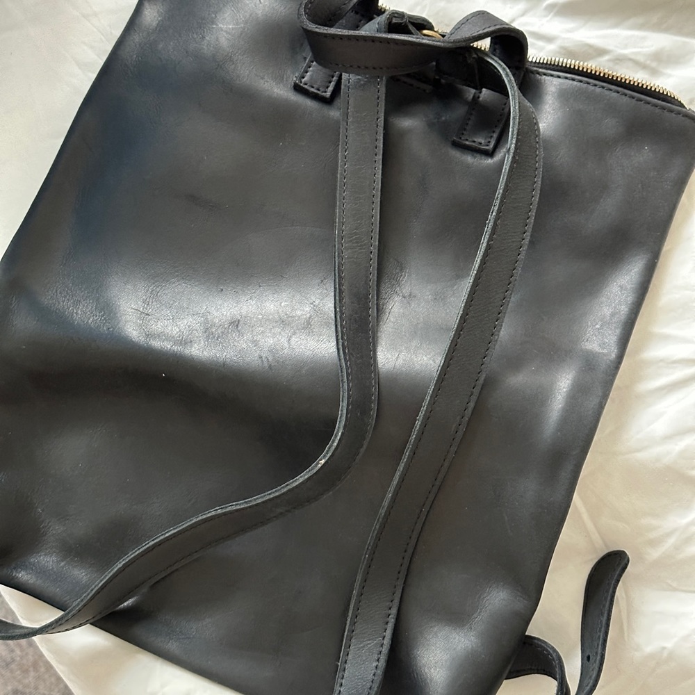 Parker Clay Leather Backpack